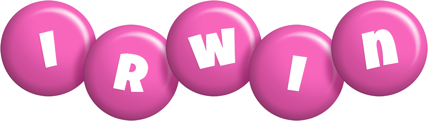 Irwin candy-pink logo