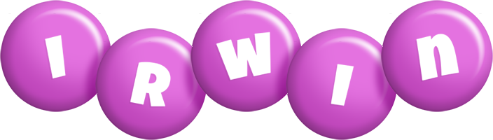 Irwin candy-purple logo