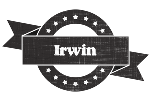 Irwin grunge logo