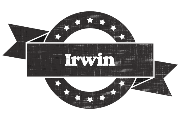 Irwin grunge logo
