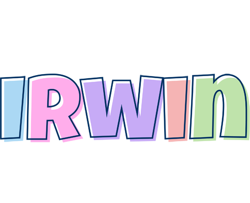 Irwin pastel logo