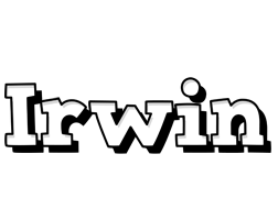 Irwin snowing logo