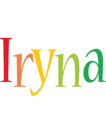 Iryna birthday logo
