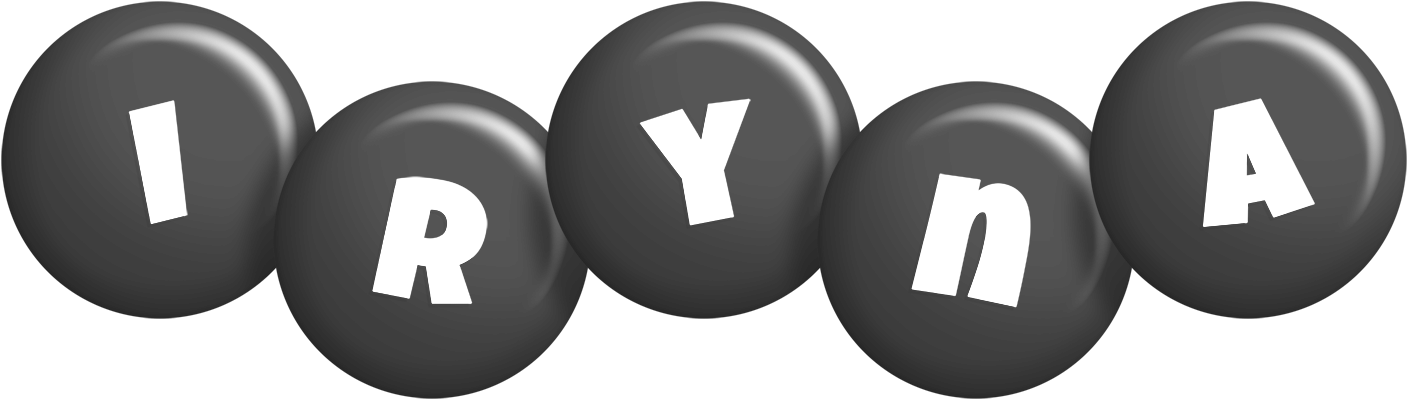 Iryna candy-black logo