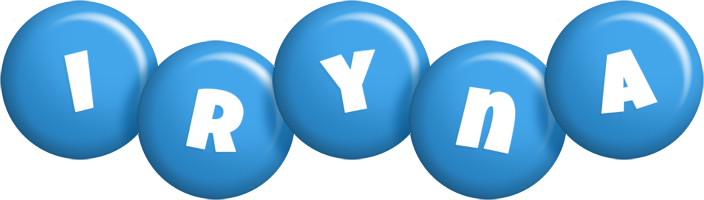 Iryna candy-blue logo