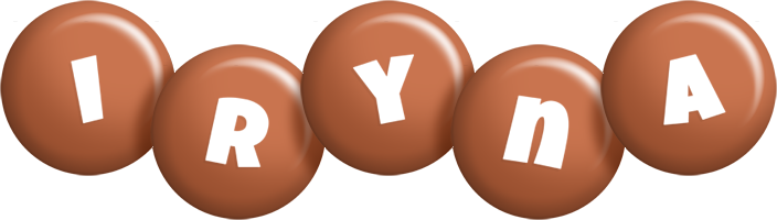 Iryna candy-brown logo