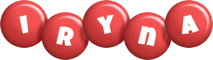 Iryna candy-red logo