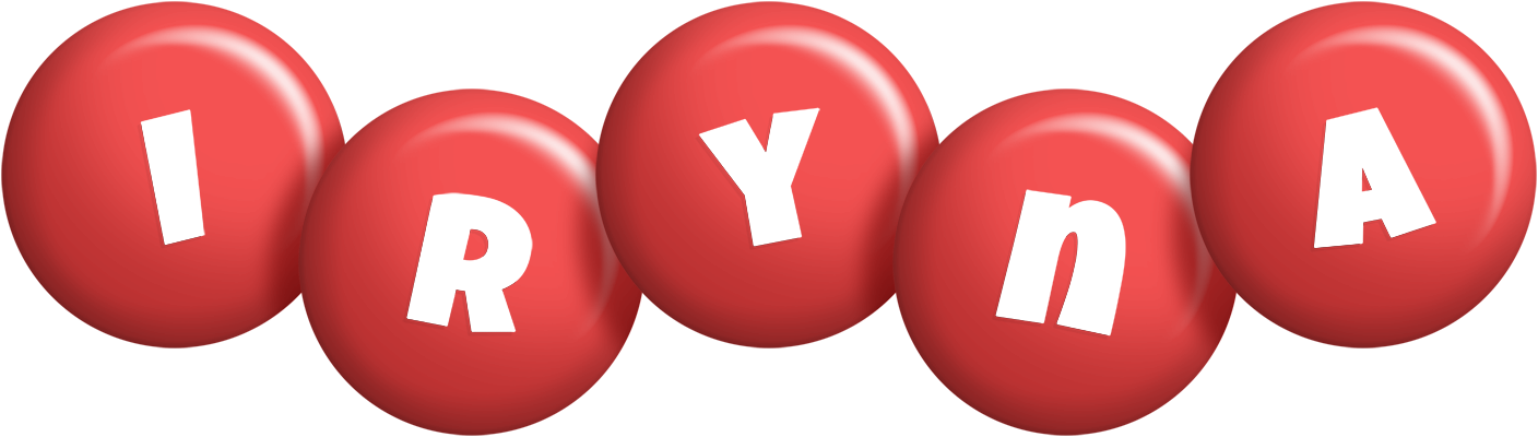 Iryna candy-red logo