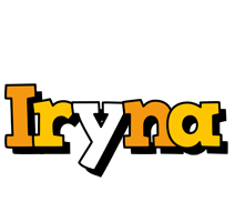 Iryna cartoon logo