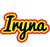 Iryna flaming logo