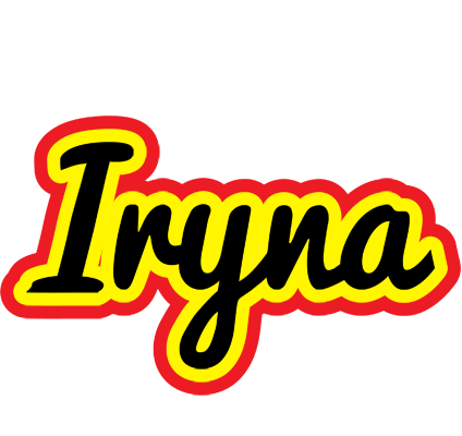 Iryna flaming logo