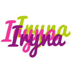 Iryna flowers logo