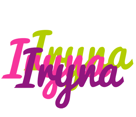 Iryna flowers logo