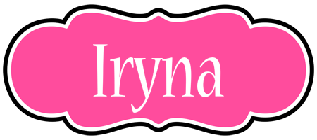 Iryna invitation logo