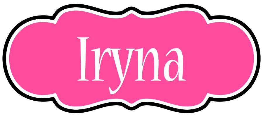Iryna invitation logo
