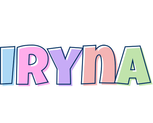 Iryna pastel logo