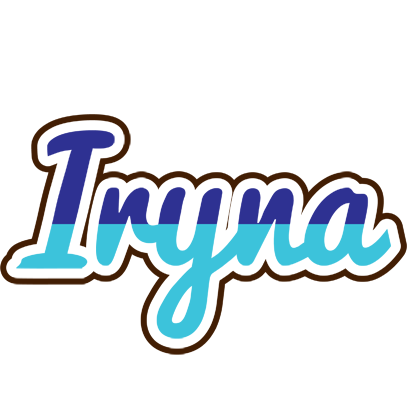 Iryna raining logo