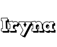 Iryna snowing logo