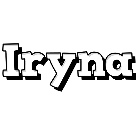 Iryna snowing logo