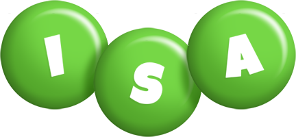 Isa candy-green logo