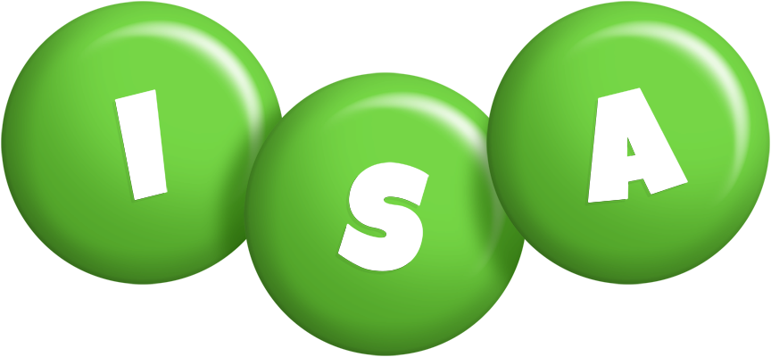 Isa candy-green logo