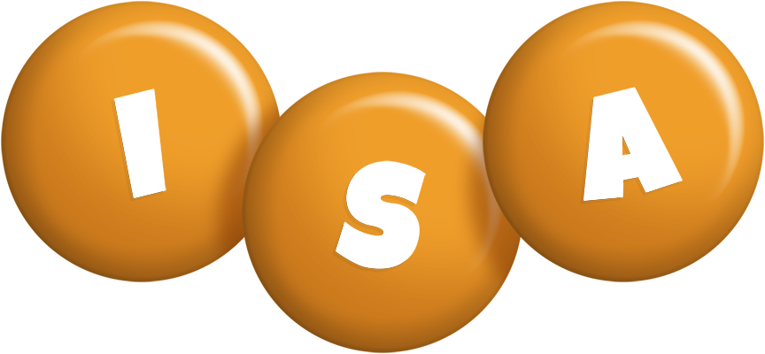 Isa candy-orange logo