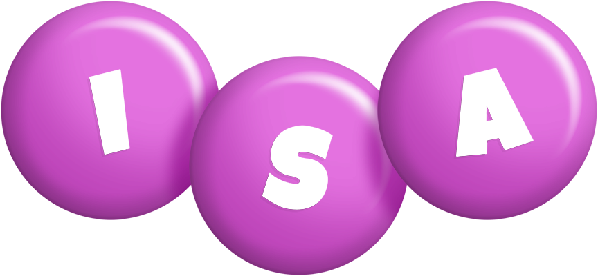 Isa candy-purple logo