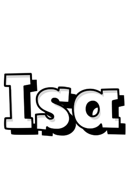 Isa snowing logo