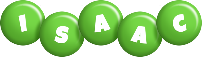 Isaac candy-green logo