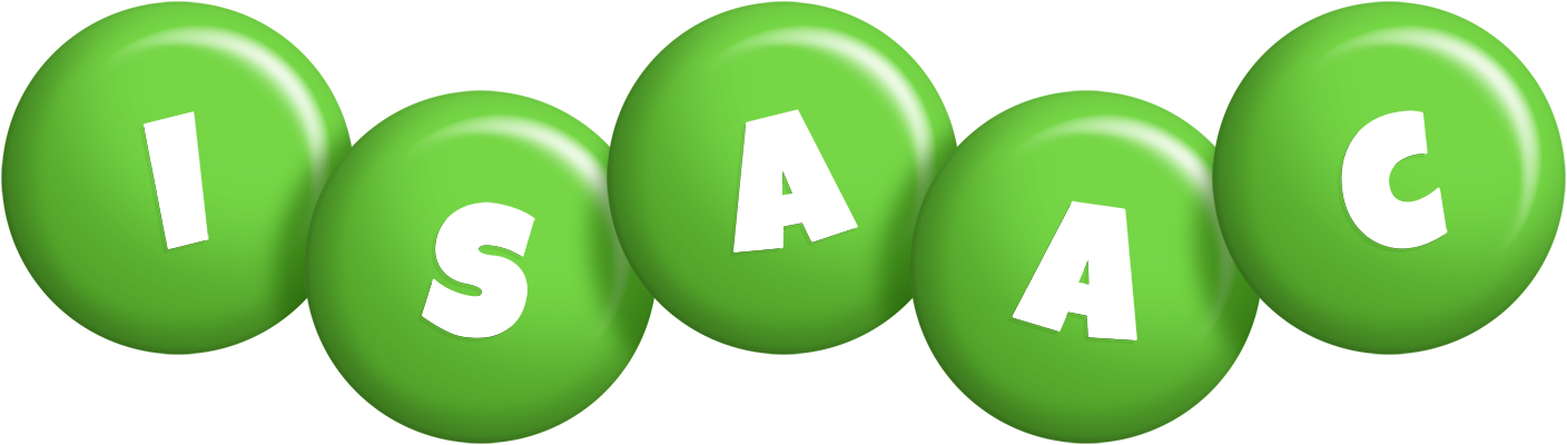 Isaac candy-green logo