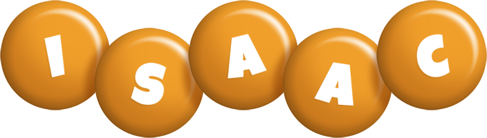 Isaac candy-orange logo