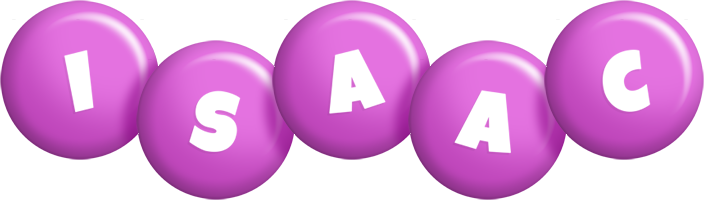 Isaac candy-purple logo