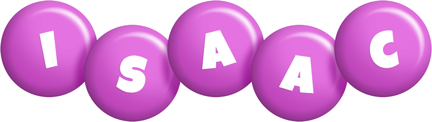 Isaac candy-purple logo