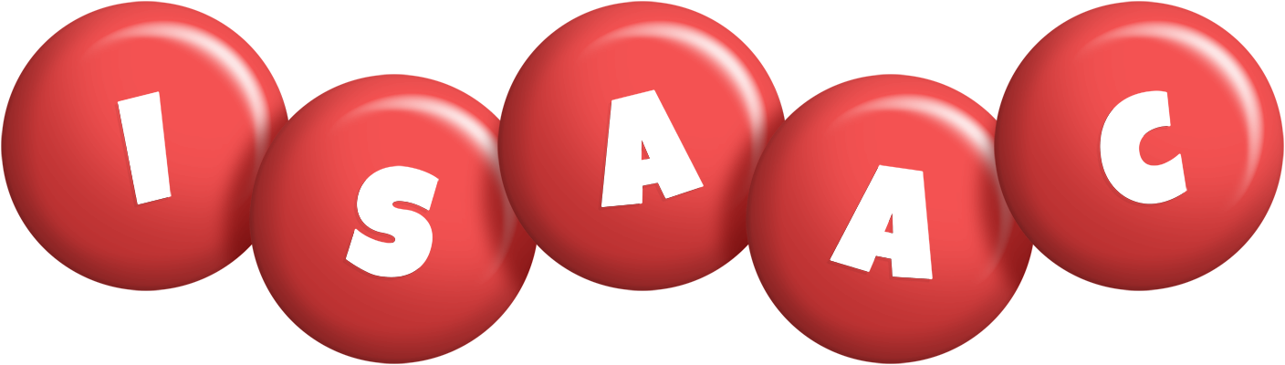 Isaac candy-red logo