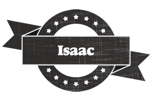Isaac grunge logo