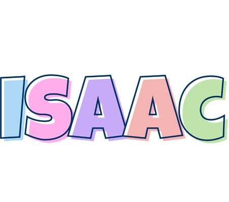 Isaac pastel logo
