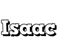 Isaac snowing logo