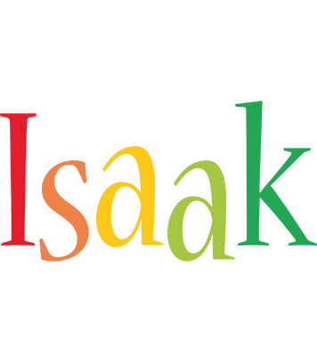 Isaak birthday logo