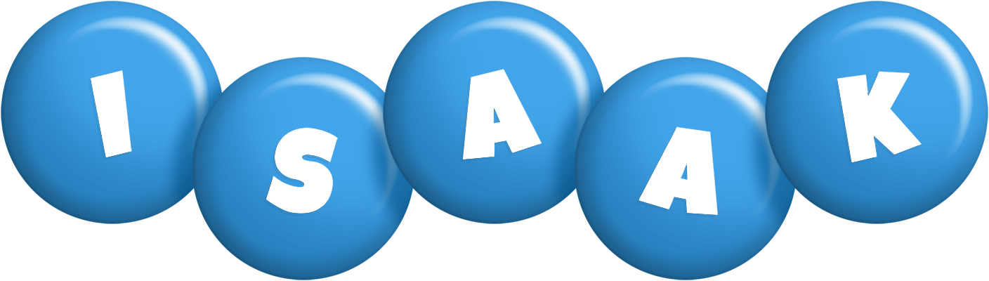 Isaak candy-blue logo