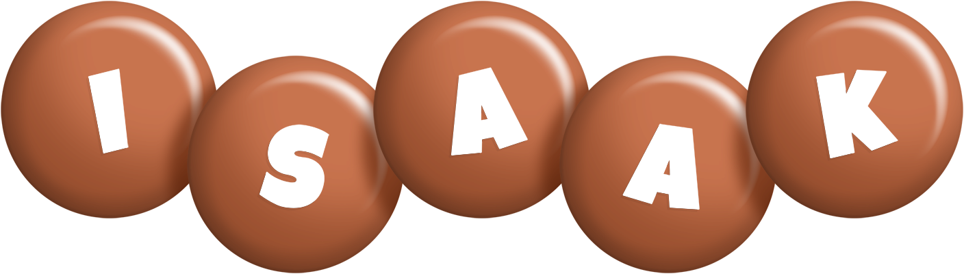 Isaak candy-brown logo