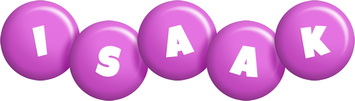 Isaak candy-purple logo