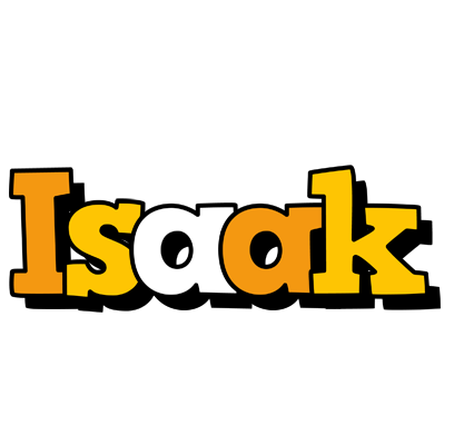 Isaak cartoon logo