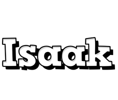 Isaak snowing logo