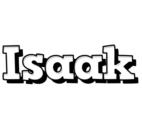 Isaak snowing logo