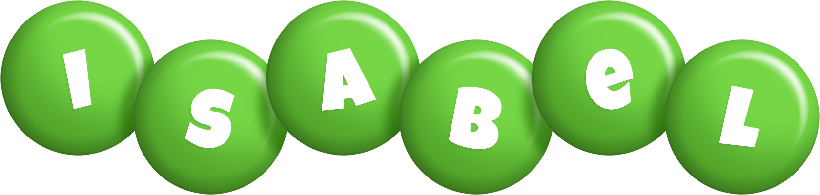Isabel candy-green logo