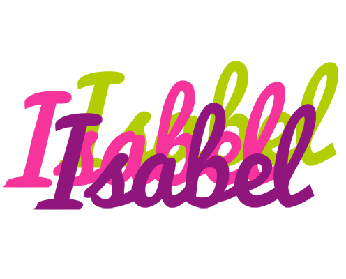 Isabel flowers logo