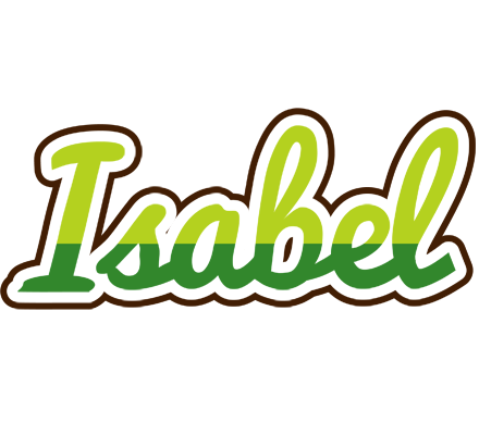 Isabel golfing logo