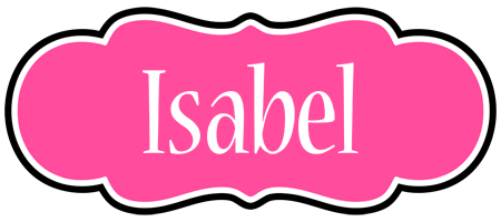 Isabel invitation logo