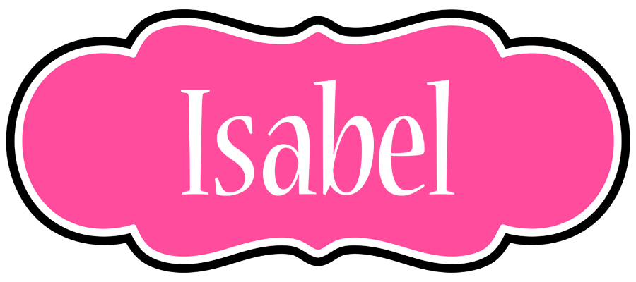 Isabel invitation logo