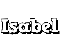 Isabel snowing logo